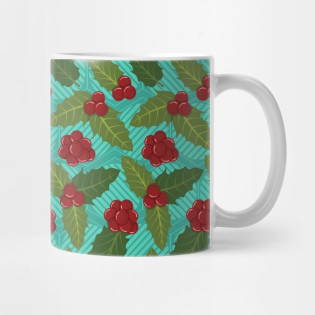 Holly Berry Pattern by zarya_kiqo